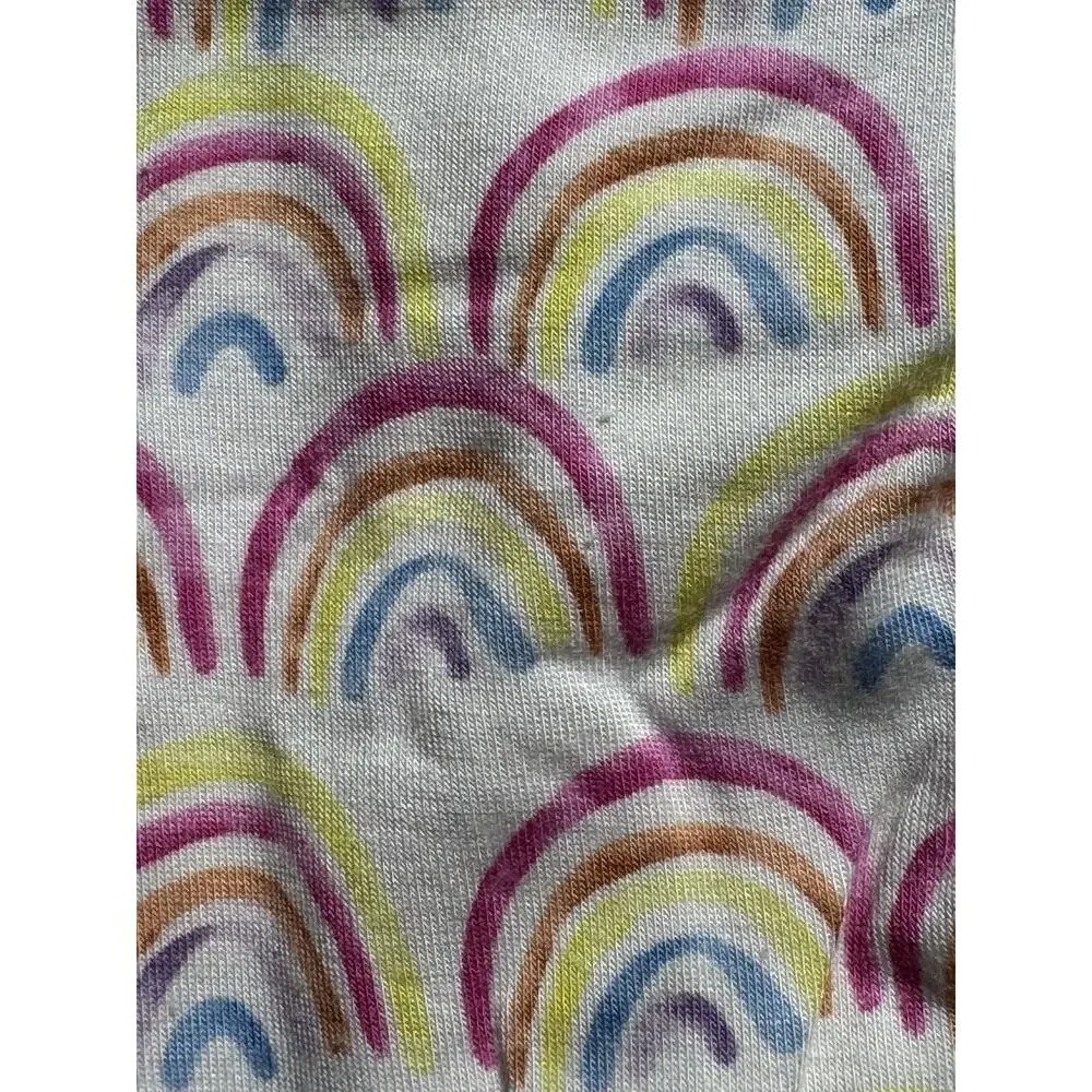 Little Sleepies Bamboo Zip Sleeper Lot 3 6-12M Convertible Footies Rainbow